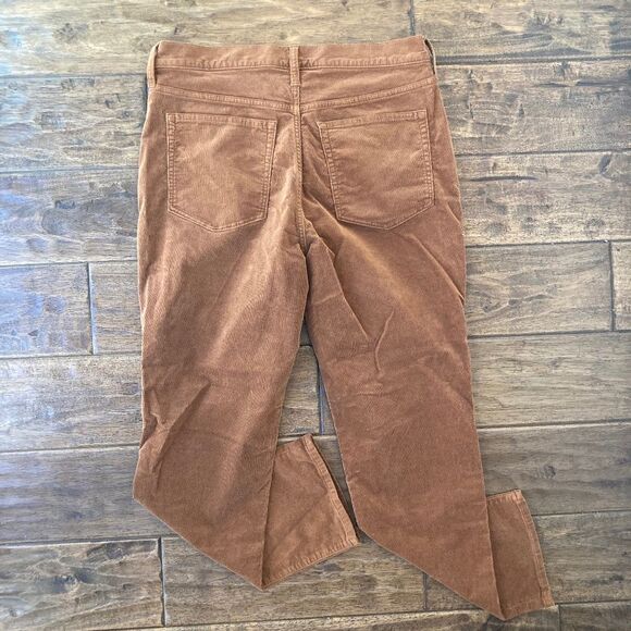 J Crew Corduroy Pants Womens 31 Brown Slim Stretch Casual Classic Fall Preppy - Picture 2 of 7